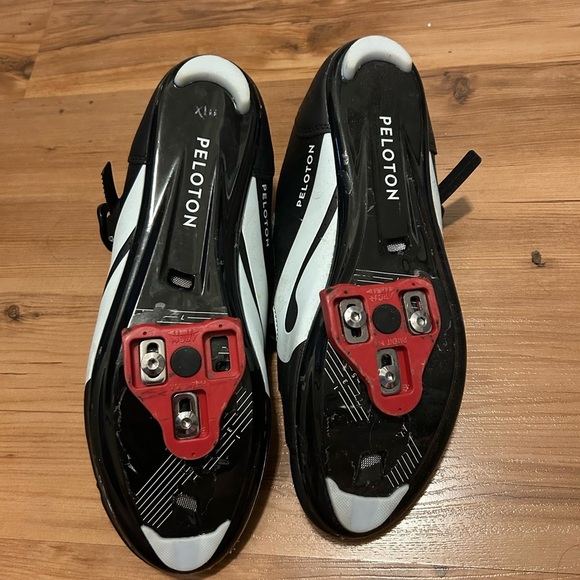 Peloton Black and Red Original Clip-in Shoes Mens US 13 EU 47 - Picture 4 of 5